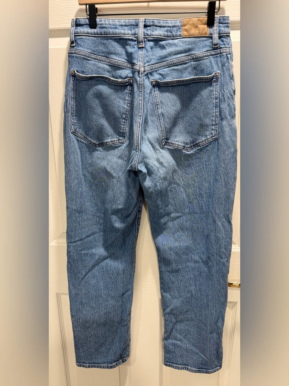 Madewell Curvy 90s Straight Jeans Size 30 High Rise Light Wash Denim Vintage Fit - Picture 8 of 13